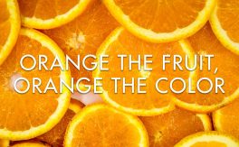 Orange the fruit, orange the color