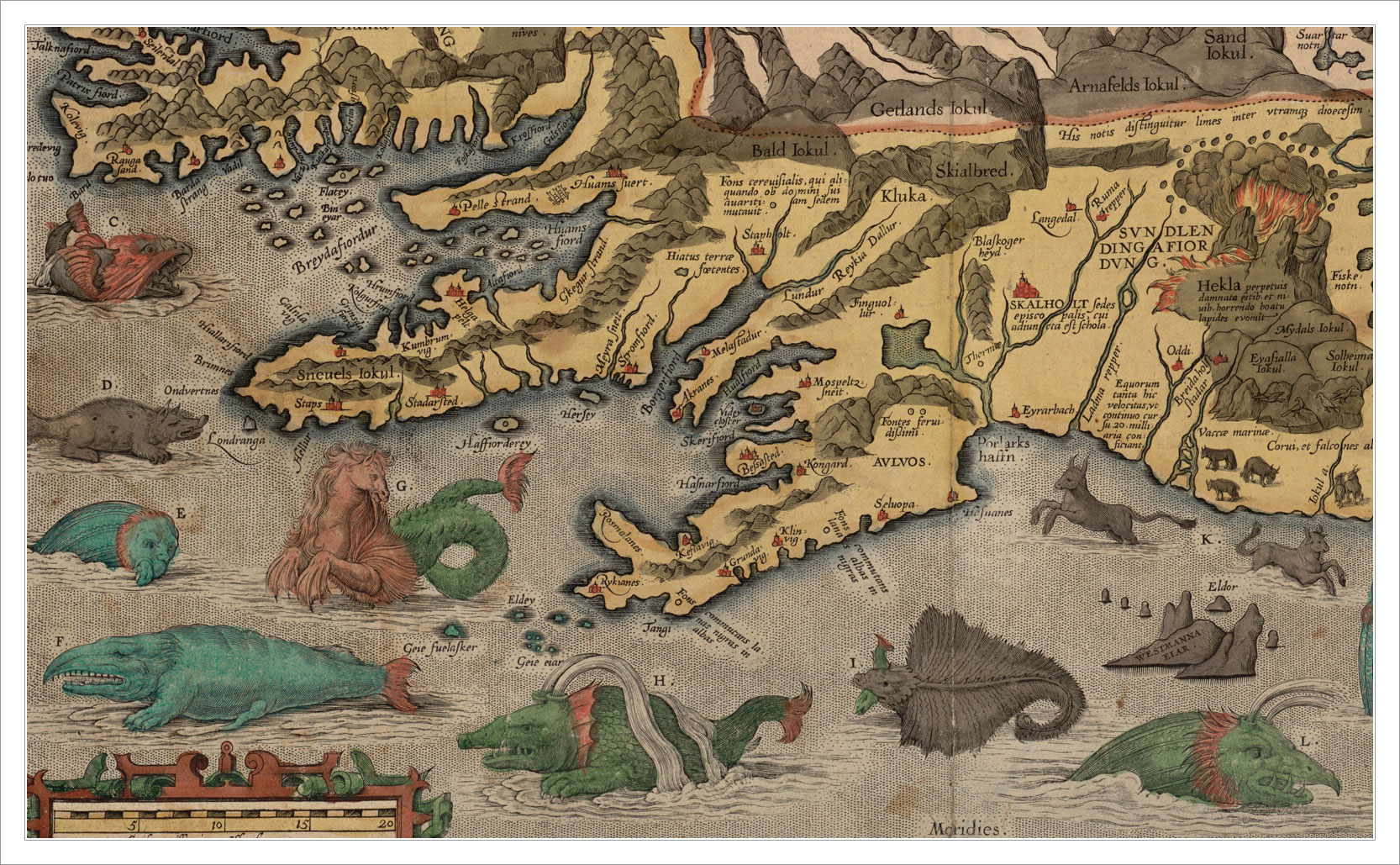 Sea Monsters on Maps