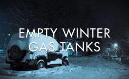 Empty Winter Gas Tanks