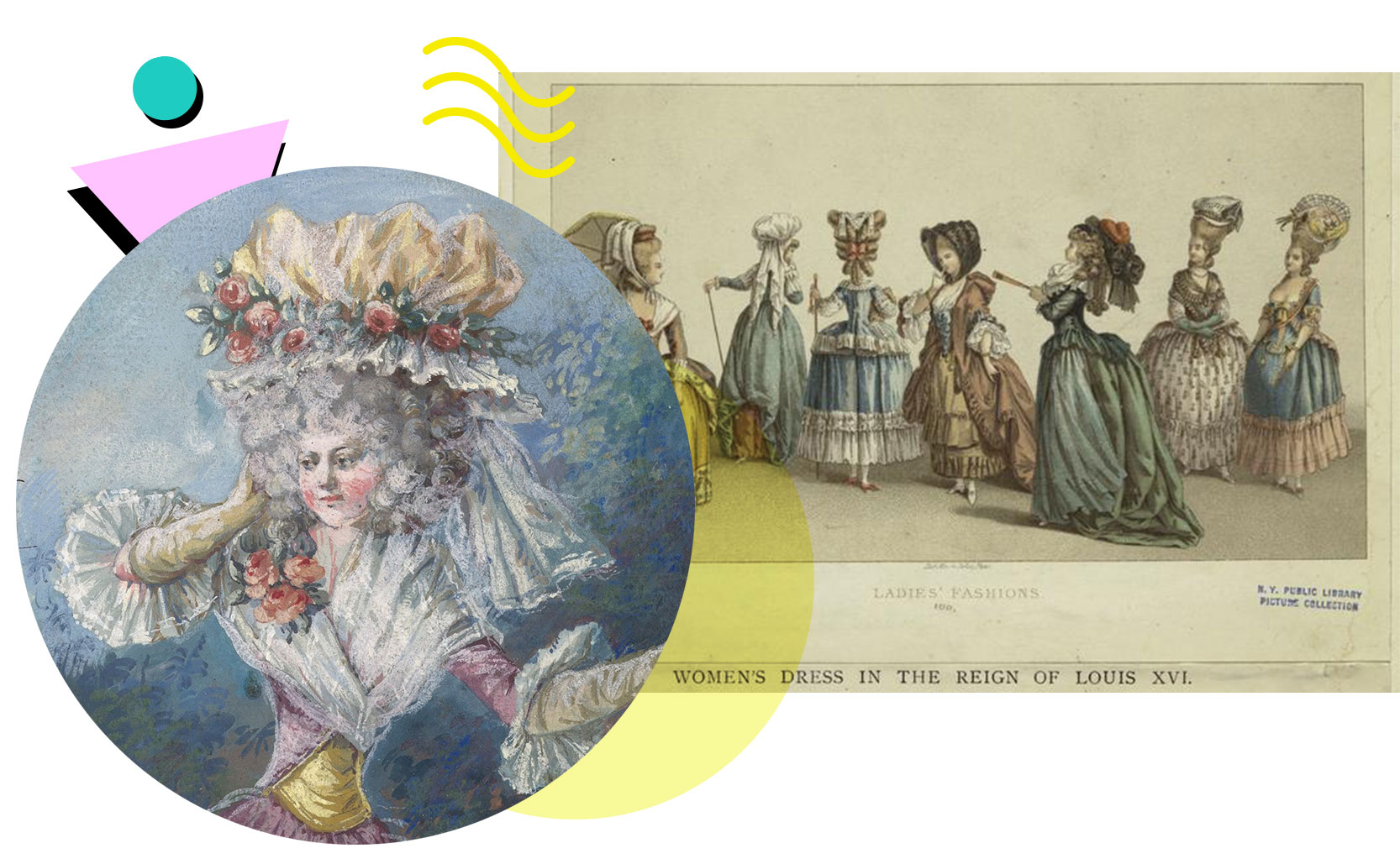 Marie Antoinette Womens Wig Curls Victorian Costume Hair | eBay