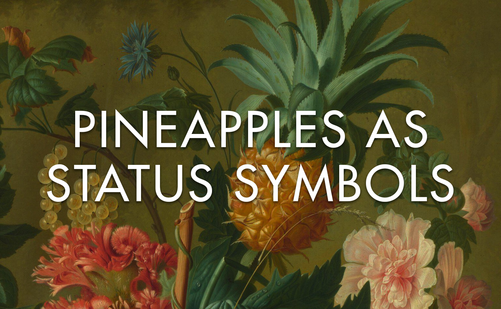 You are currently viewing Pineapples as Status Symbols