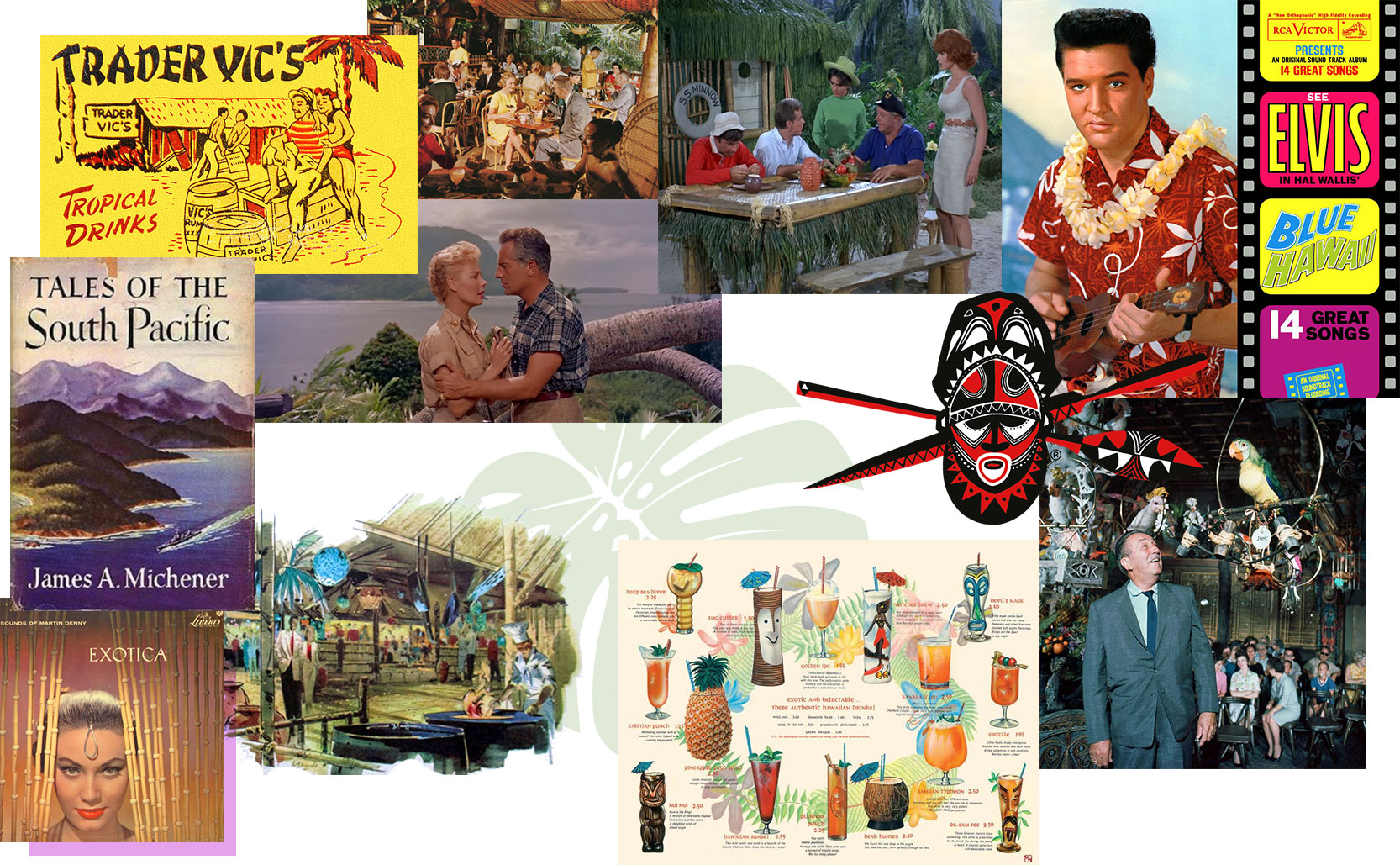 Tiki across mid-century pop culture