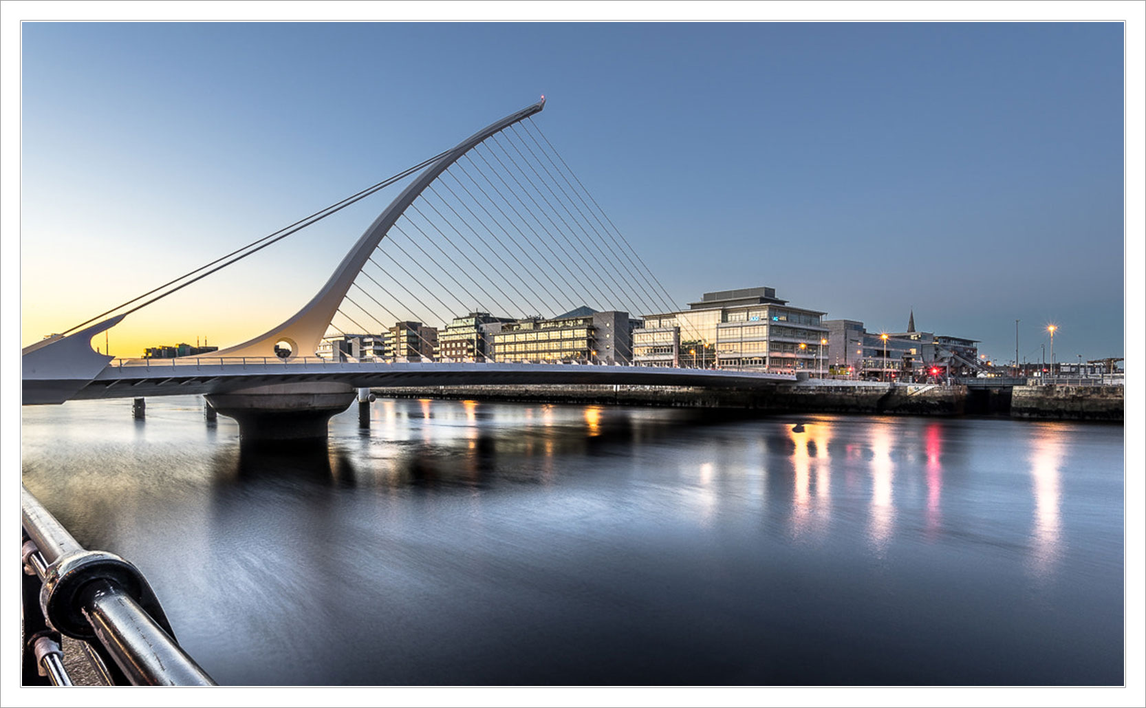 the Samuel Beckett Bridge