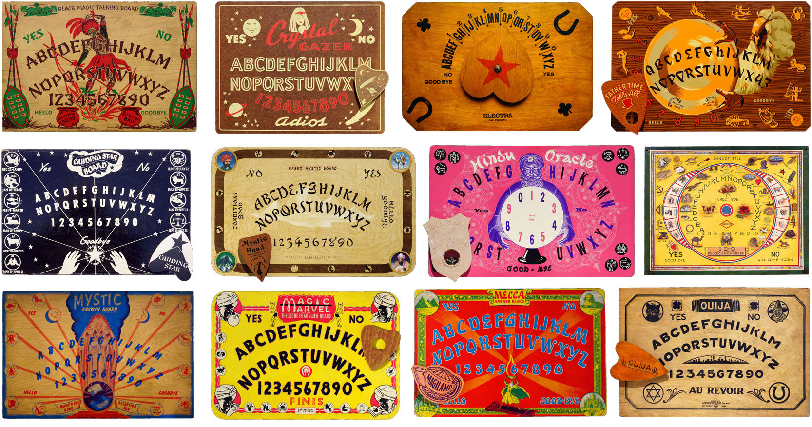 various talking boards