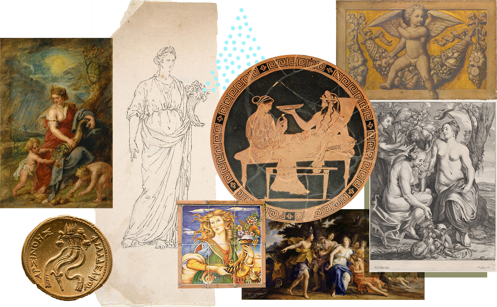 Greek and Roman cornucopias